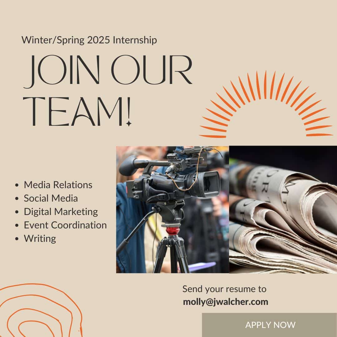 Public relations marketing internship listing